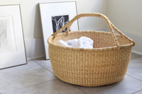 Oversize Natural Bolga Basket