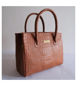 Lizard Skin Leather Bag