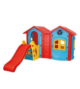 Double Play House With Slide